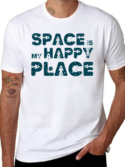 Space Is My Happy Place Graphic T-Shirt