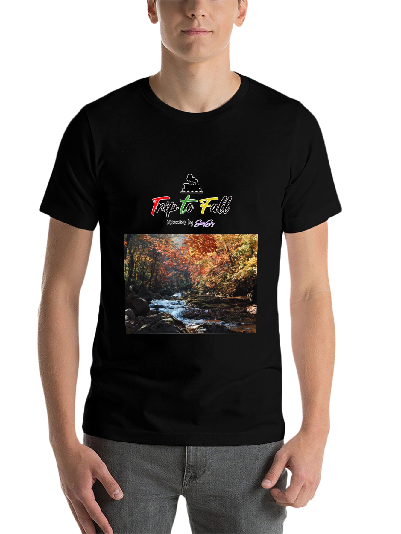 Trip to Fall T-Shirt - Nature Stream Design