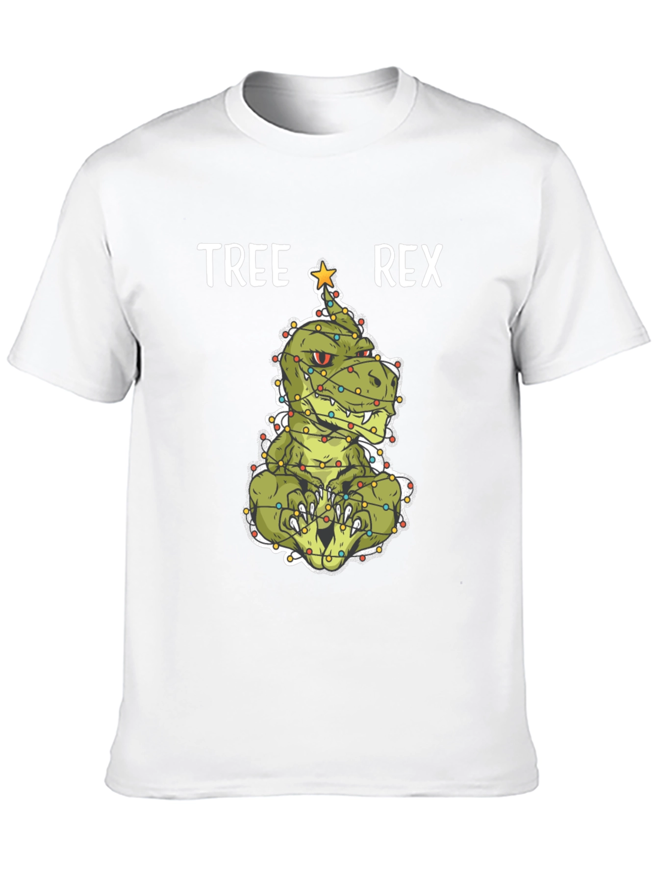 Tree Rex Christmas T-Shirt - Holiday Dinosaur Tee