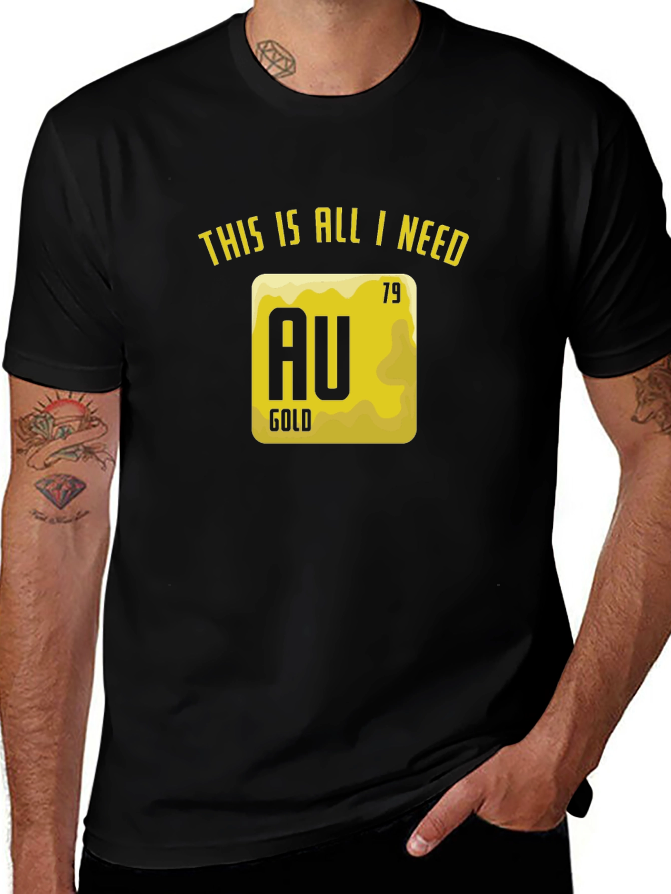 Gold Element T-Shirt - This is All I Need!