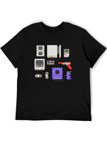 Retro Gamer T-Shirt - Pixel Console Design