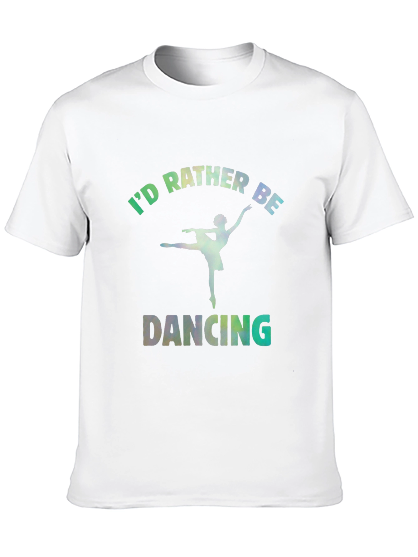 Id Rather Be Dancing Graphic Tee - Black