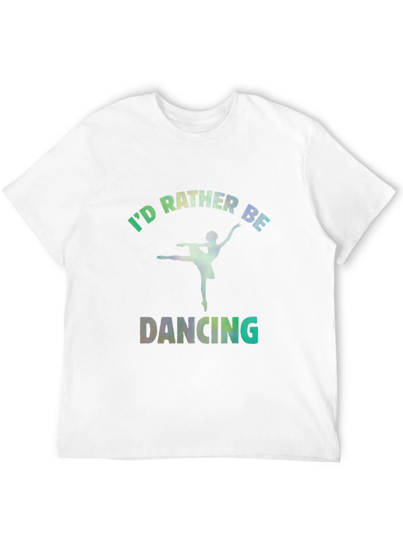 Id Rather Be Dancing Graphic Tee - Black