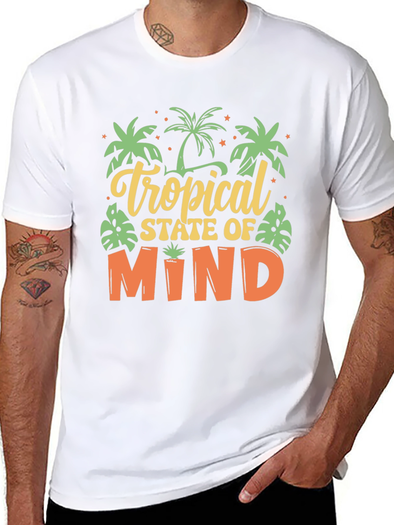 Tropical State of Mind Graphic T-Shirt