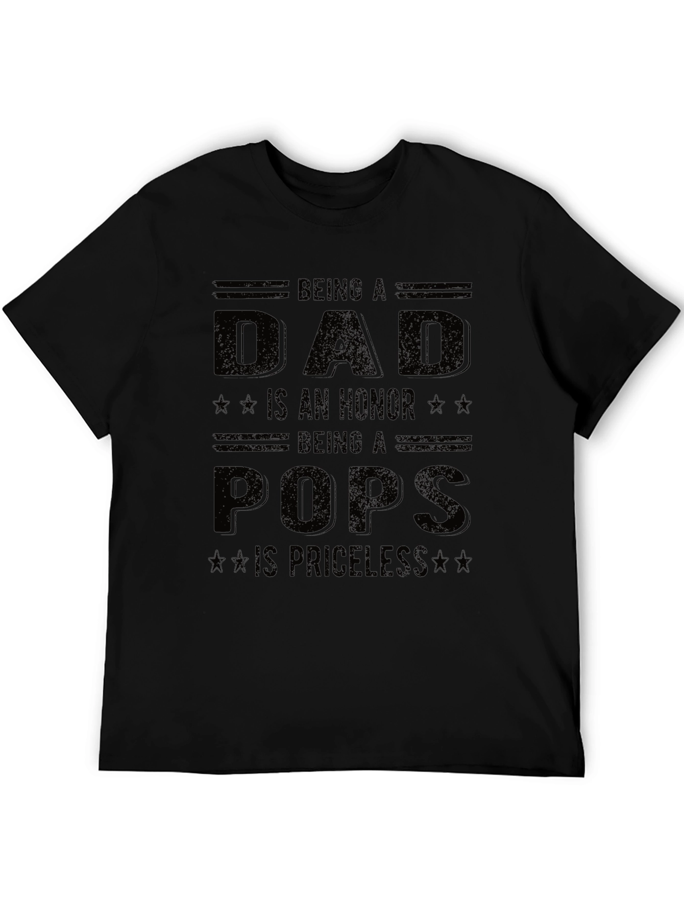 Dad Pops Honor Priceless Graphic Tee