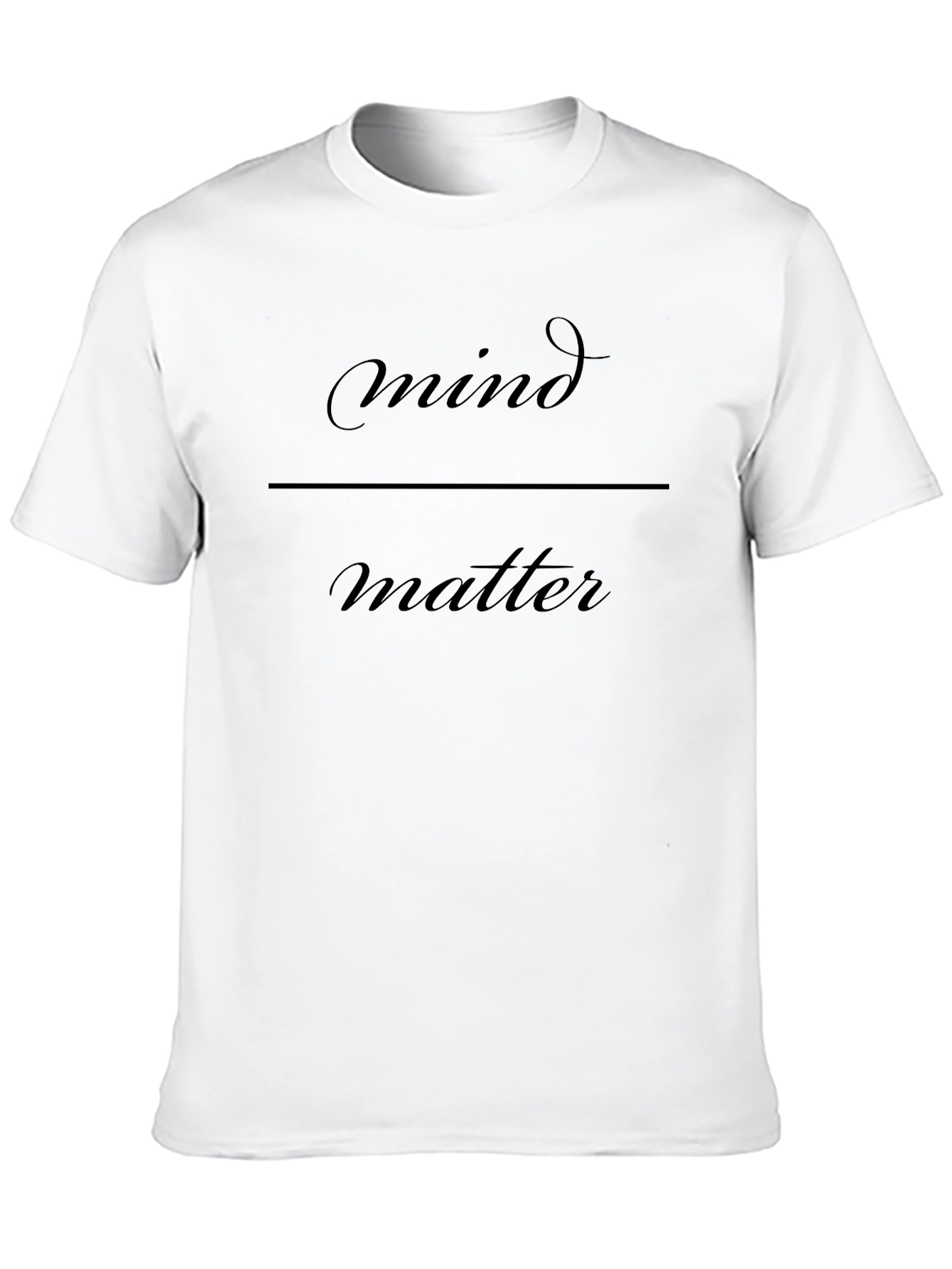 Mind Over Matter Graphic Tee - Black