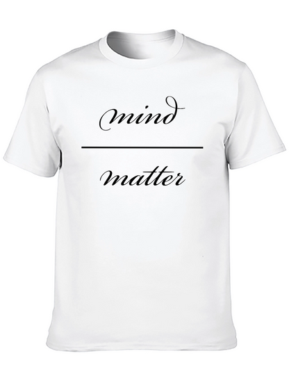 Mind Over Matter Graphic Tee - Black