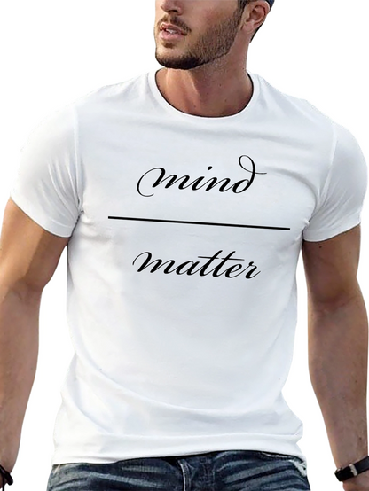 Mind Over Matter Graphic Tee - Black