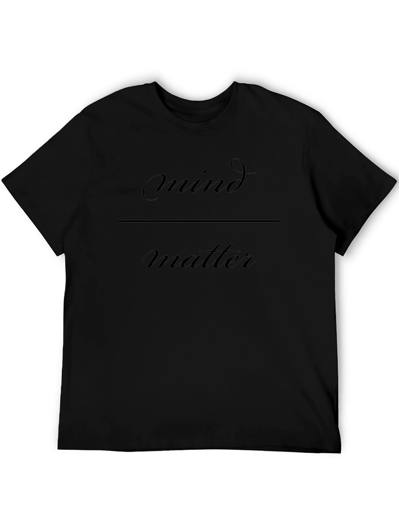 Mind Over Matter Graphic Tee - Black