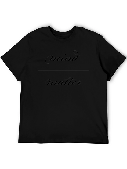 Mind Over Matter Graphic Tee - Black
