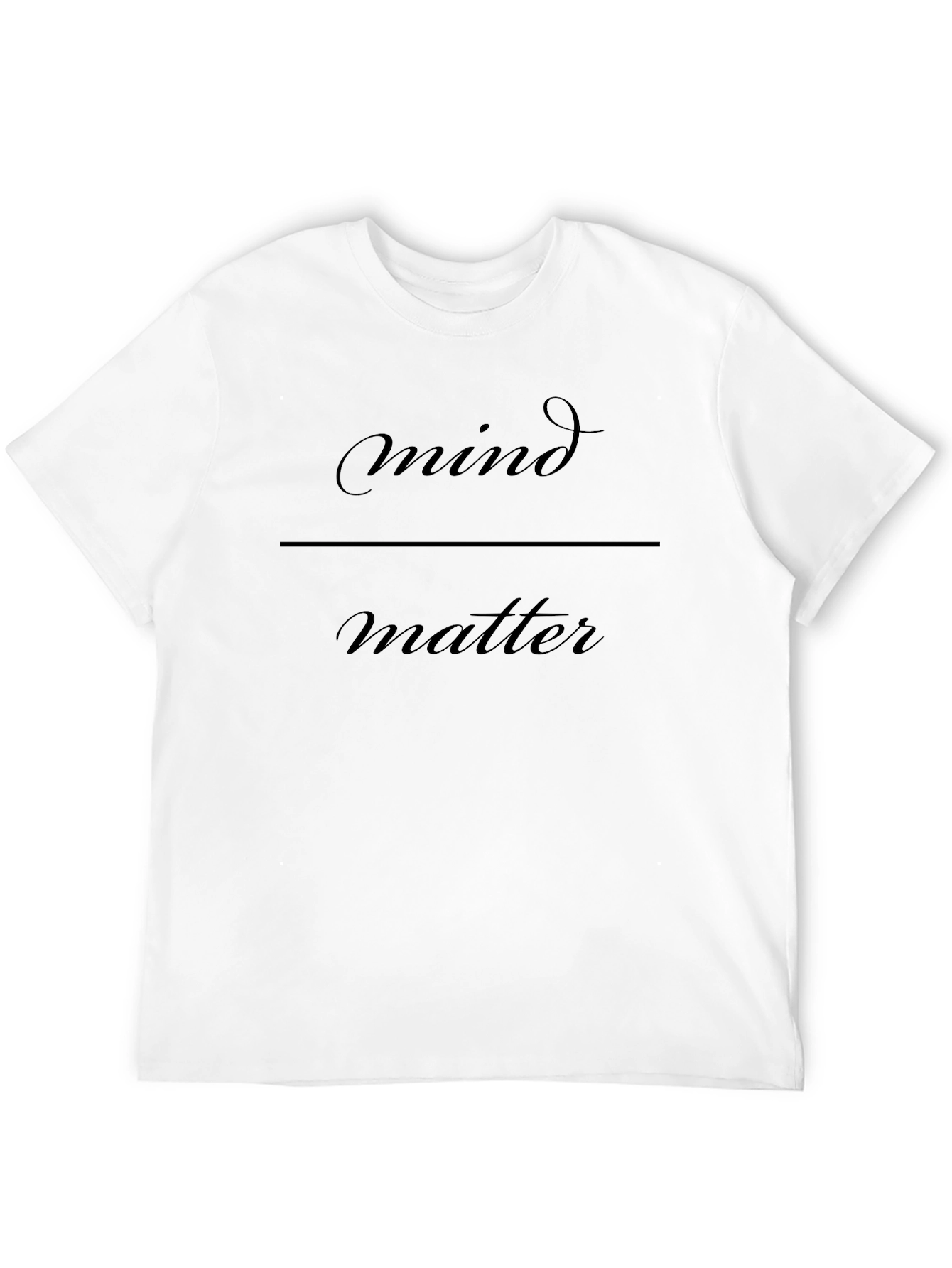Mind Over Matter Graphic Tee - Black