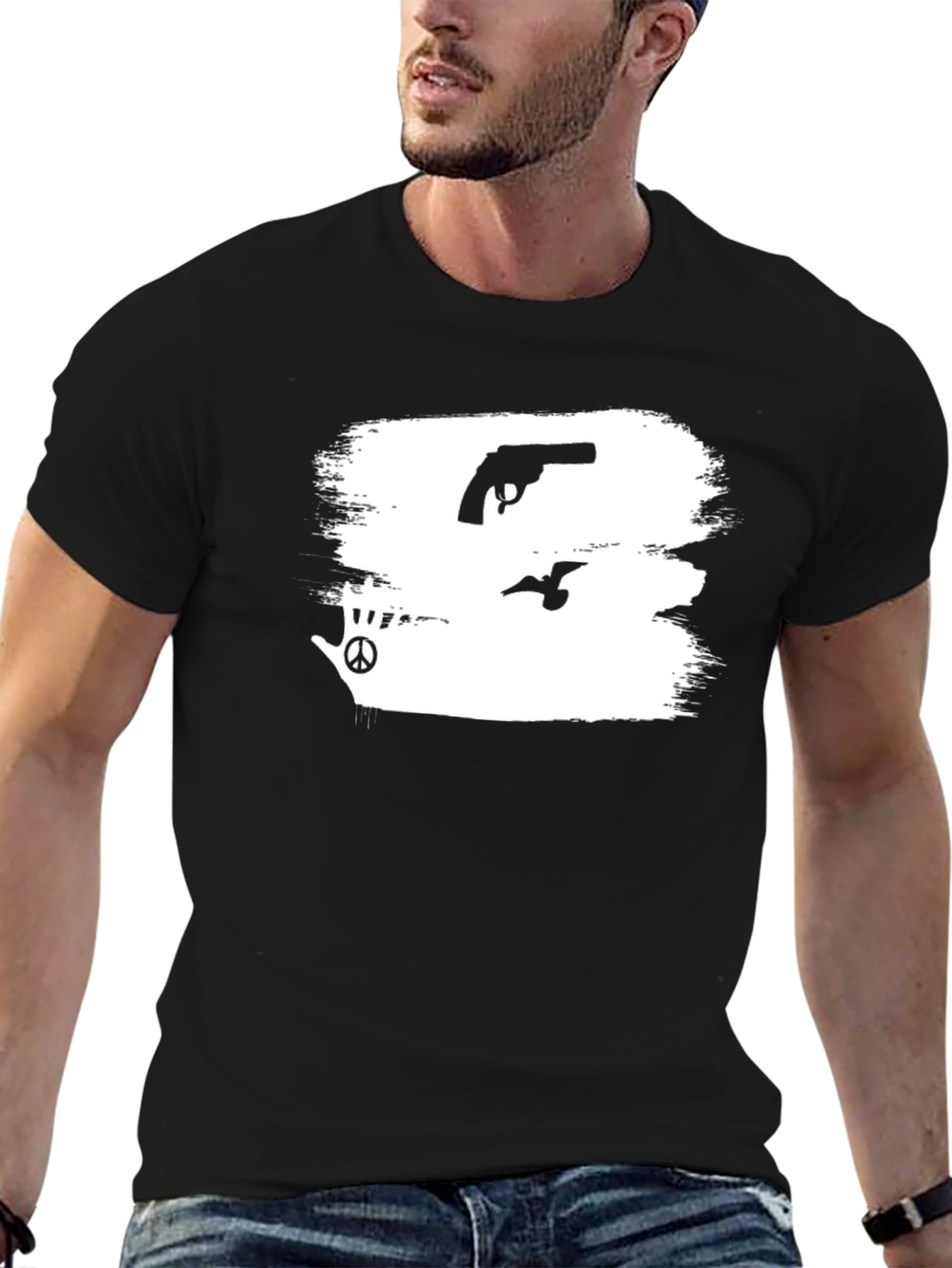 Peace Over Power Black T-Shirt