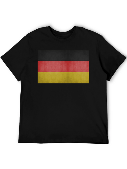 Germany Flag T-Shirt - Black Cotton Tee