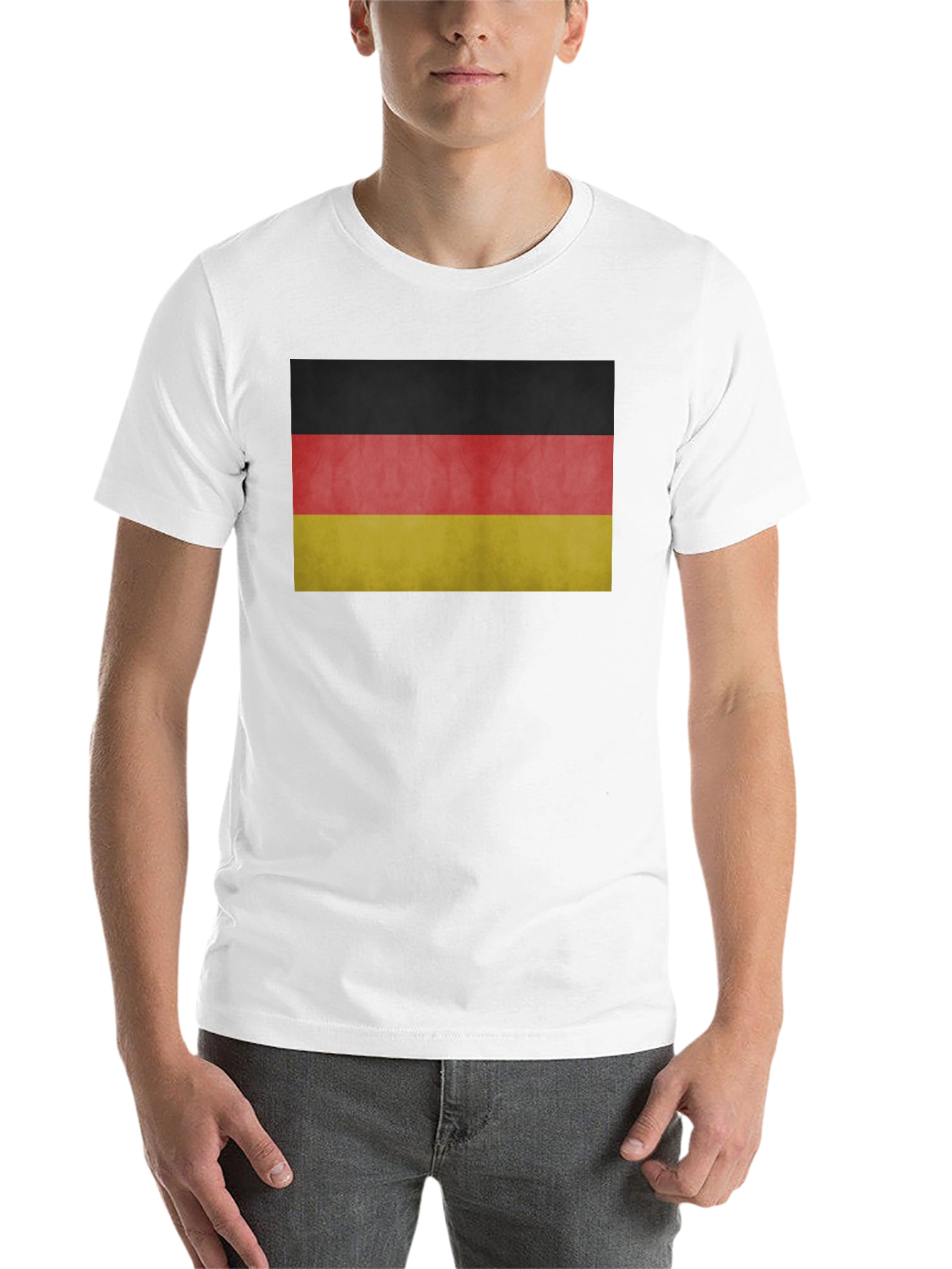 Germany Flag T-Shirt - Black Cotton Tee