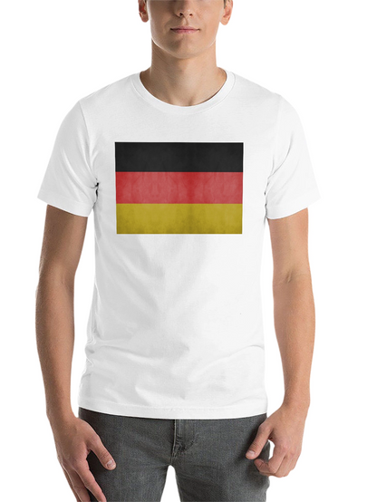 Germany Flag T-Shirt - Black Cotton Tee