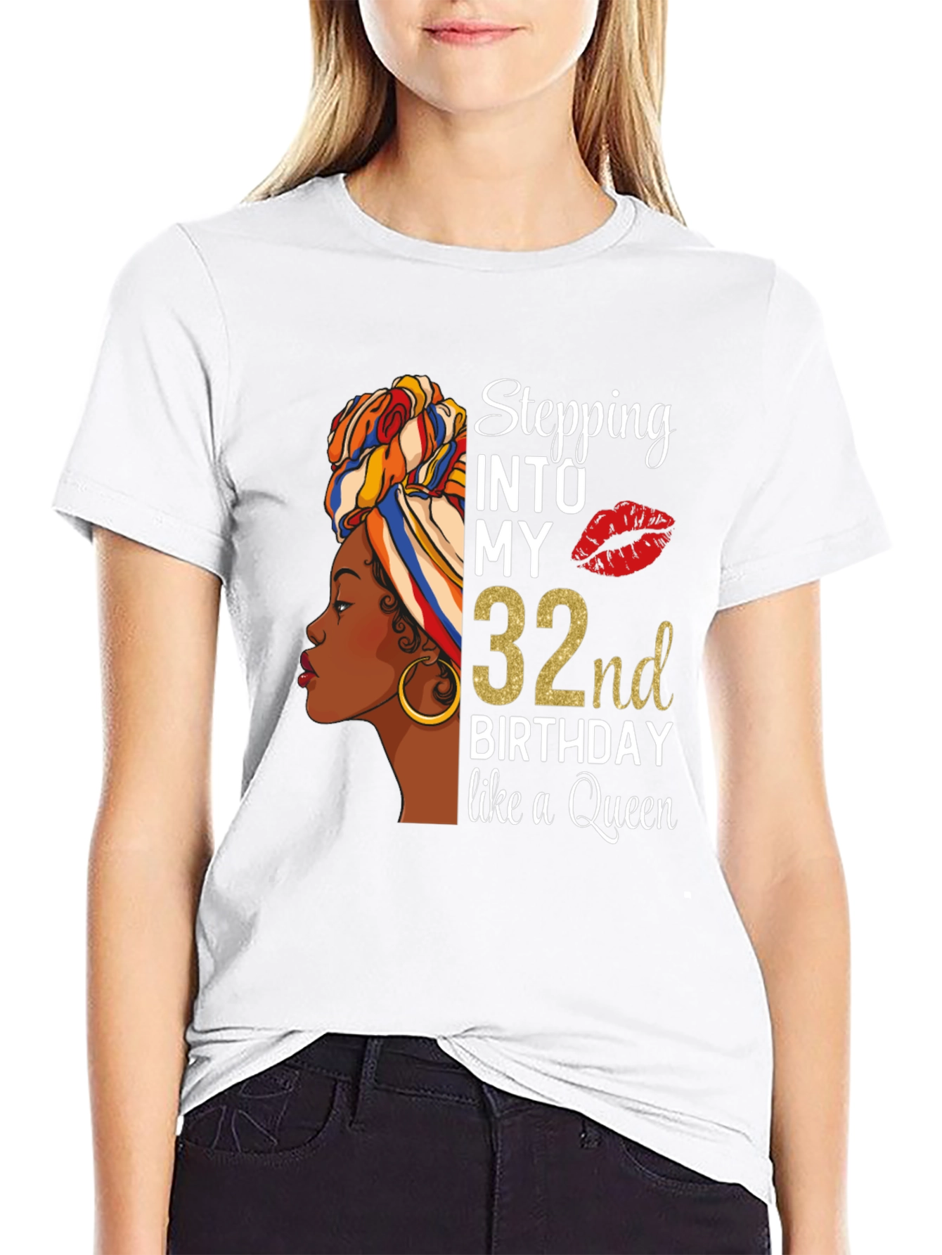 Stepping Into My 32nd Birthday T-Shirt