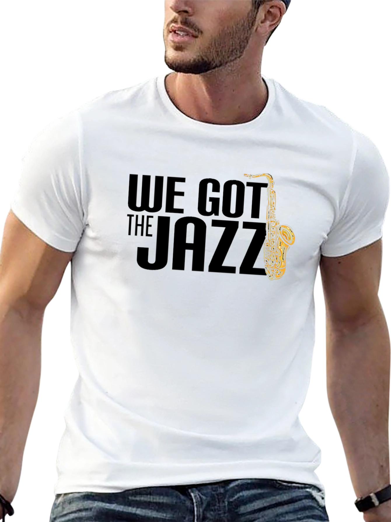 We Got The Jazz Saxophone Graphic T-Shirt