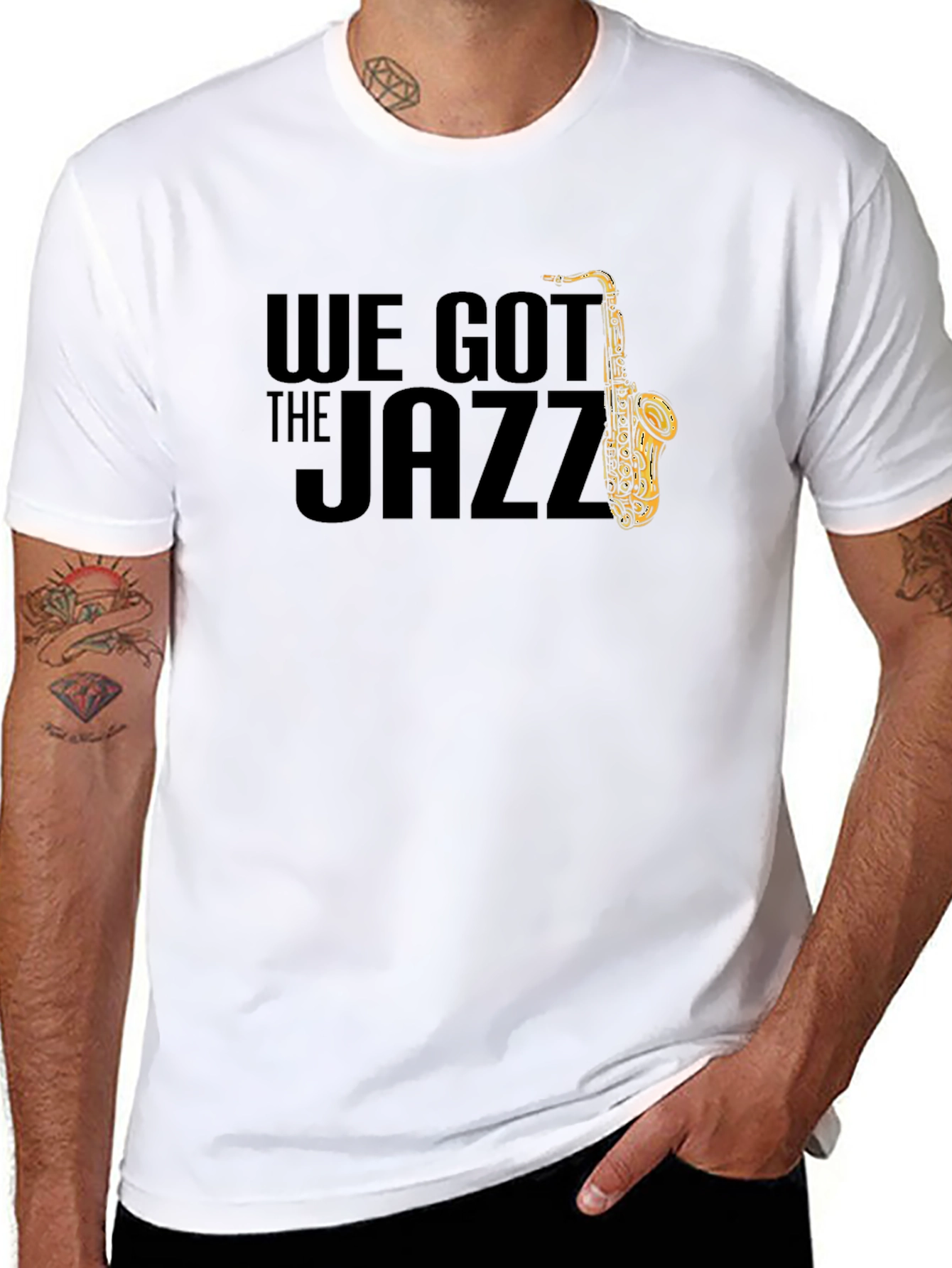 We Got The Jazz Saxophone Graphic T-Shirt