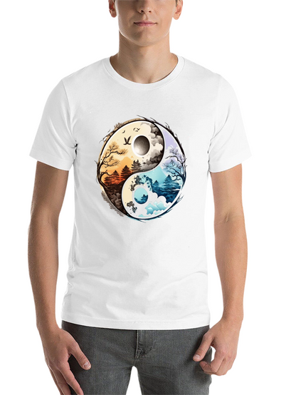Yin Yang Nature Graphic Tee