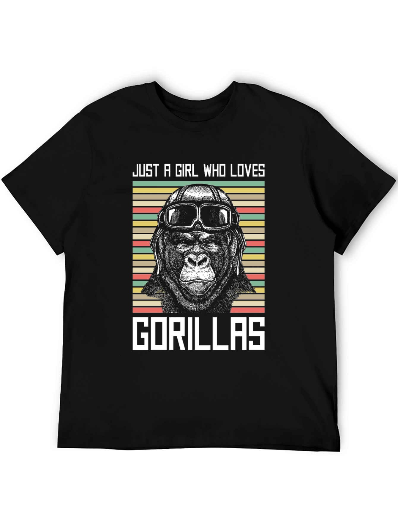 Just A Girl Who Loves Gorillas T-Shirt
