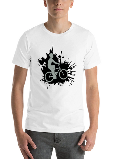 Cyclist Graphic Black T-Shirt