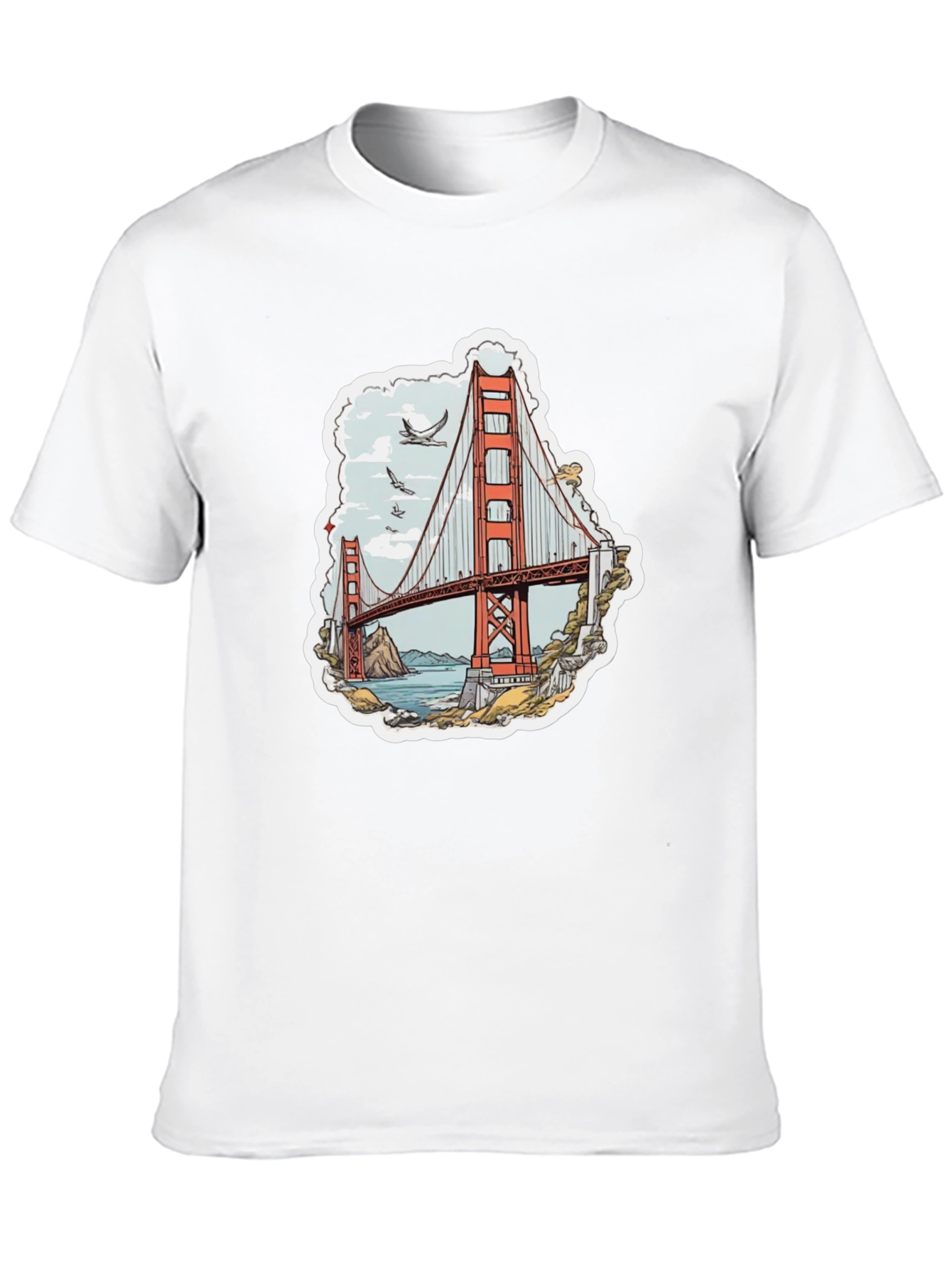 Golden Gate Bridge Graphic Tee - Black T-Shirt
