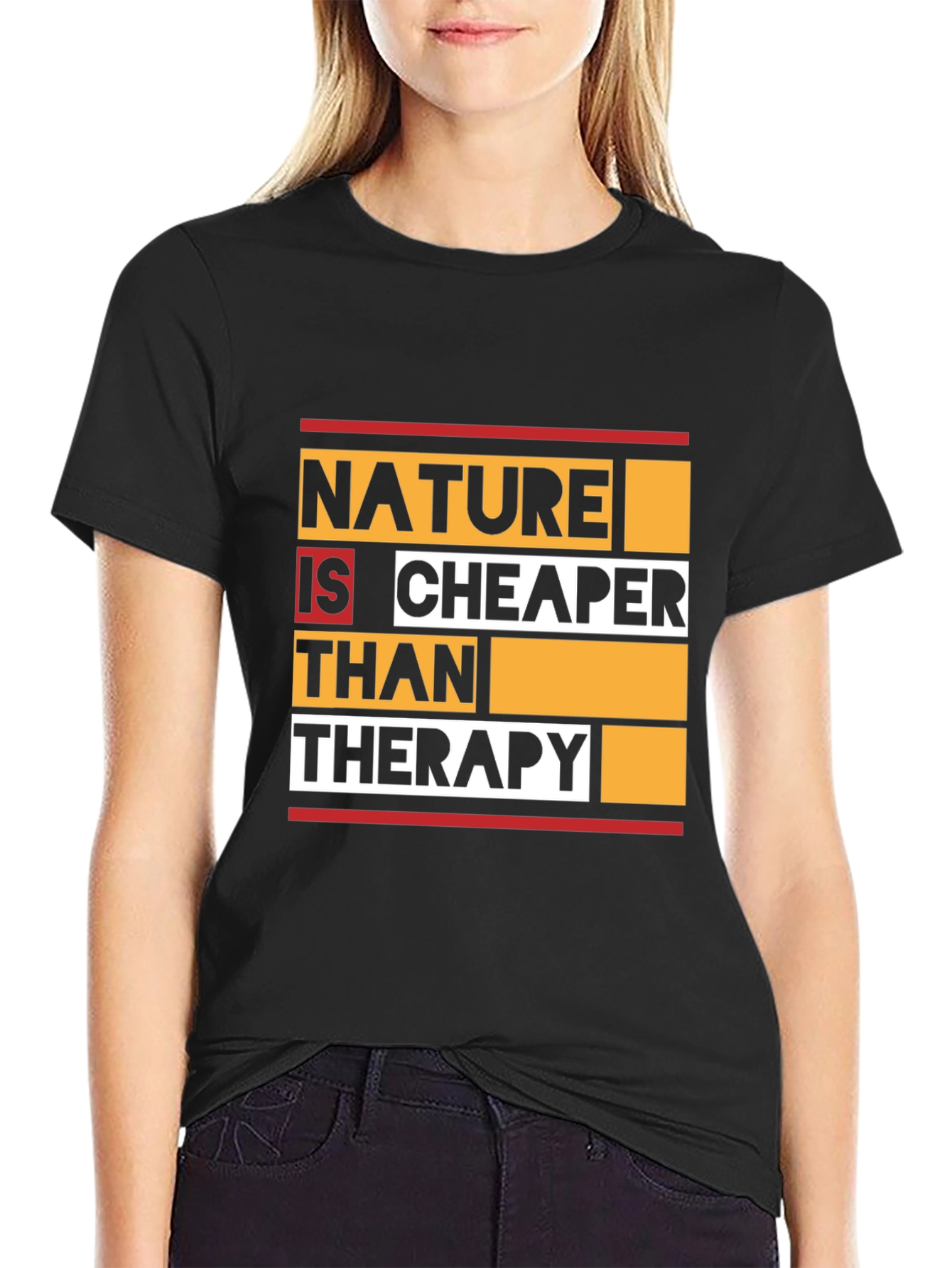 Nature is Cheaper Than Therapy Graphic Tee