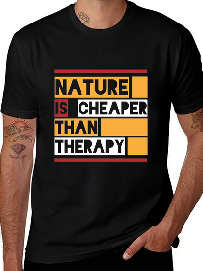 Nature is Cheaper Than Therapy Graphic Tee