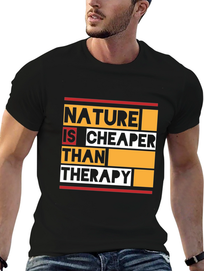 Nature is Cheaper Than Therapy Graphic Tee