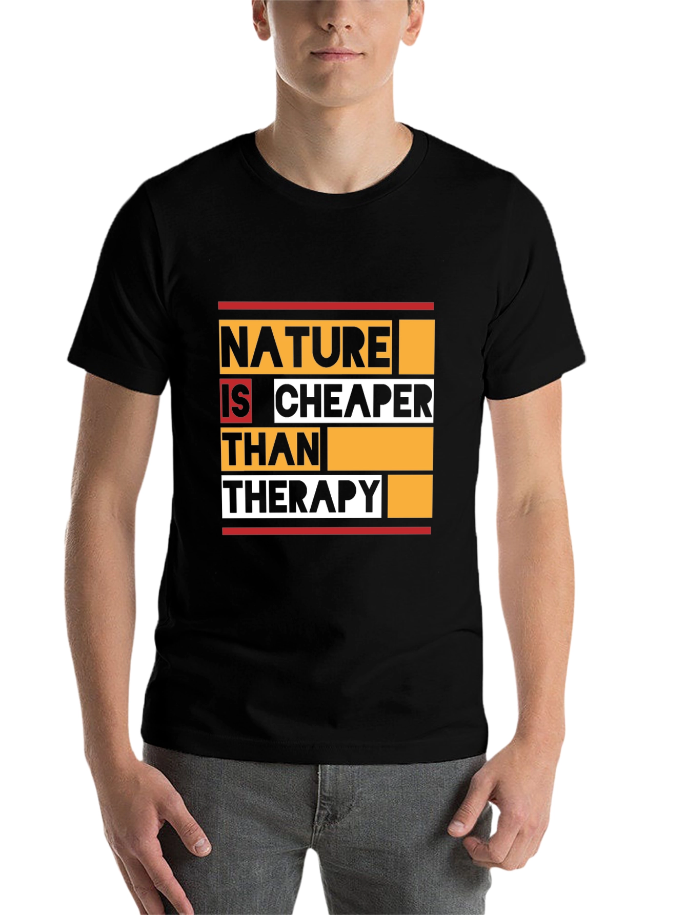 Nature is Cheaper Than Therapy Graphic Tee
