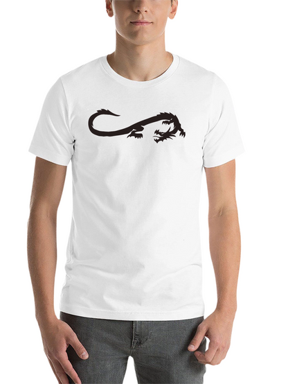 Mens Dragon Graphic T-Shirt - Black