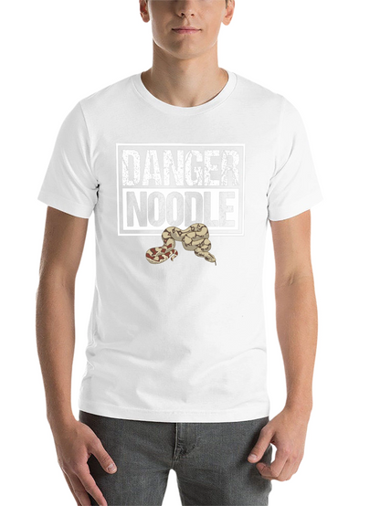 Danger Noodle Snake T-Shirt - Funny Reptile Tee