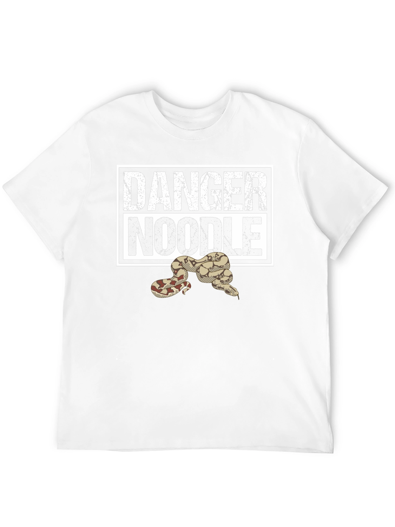 Danger Noodle Snake T-Shirt - Funny Reptile Tee