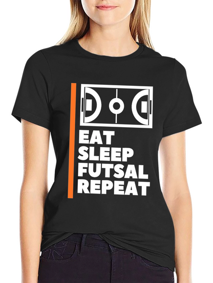 Eat Sleep Futsal Repeat T-Shirt