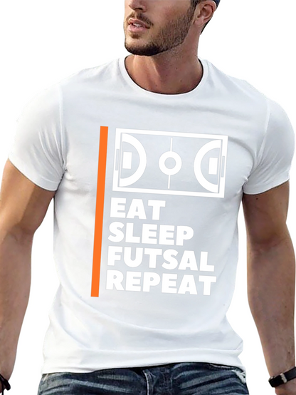 Eat Sleep Futsal Repeat T-Shirt