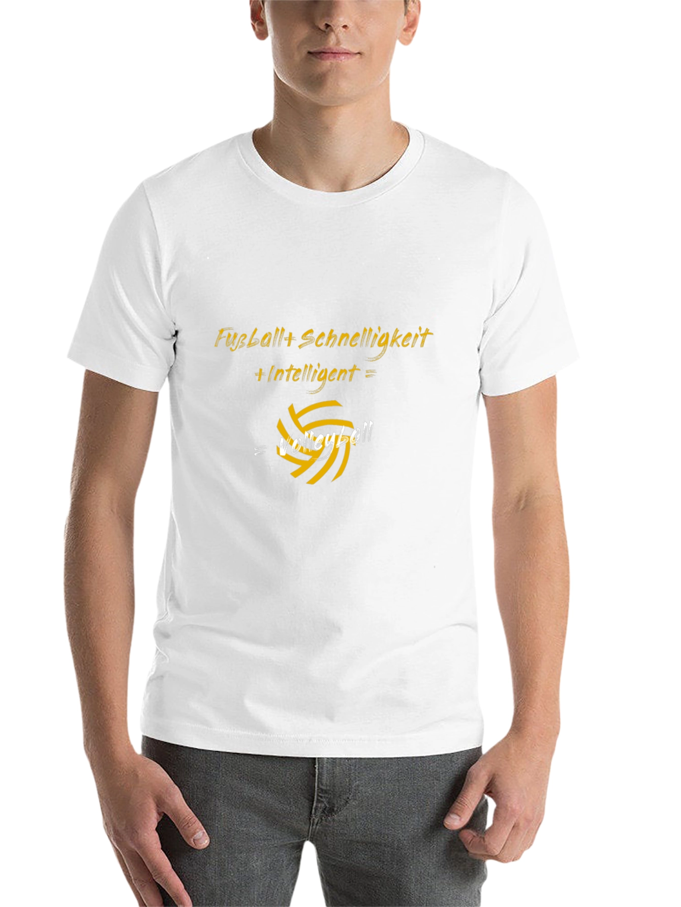 Volleyball Equation Graphic T-Shirt