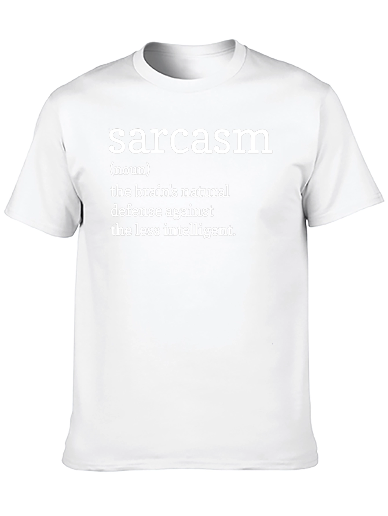 Sarcasm Definition Graphic T-Shirt - Black