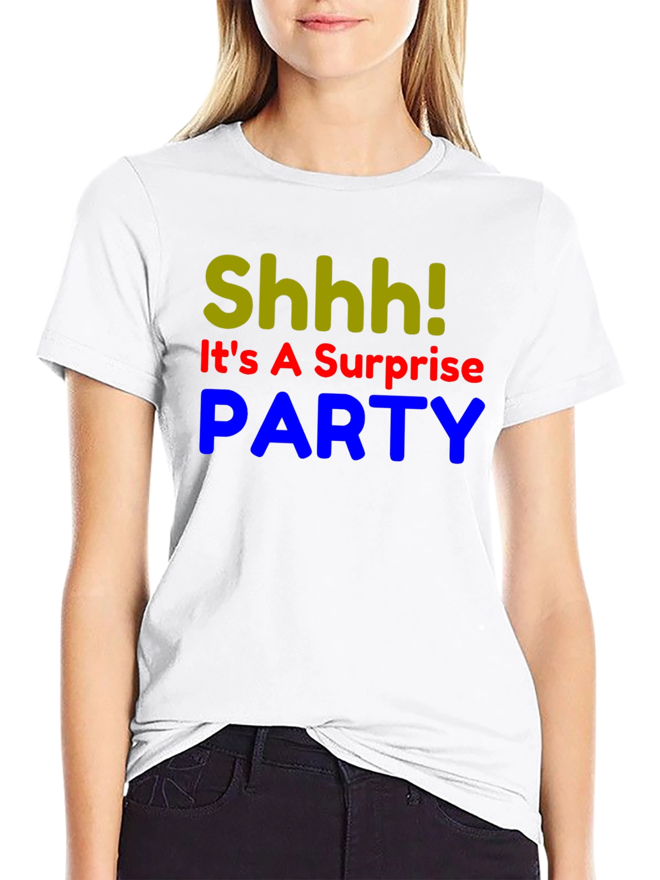 Surprise Party T-Shirt - Shhh! Funny Birthday Tee