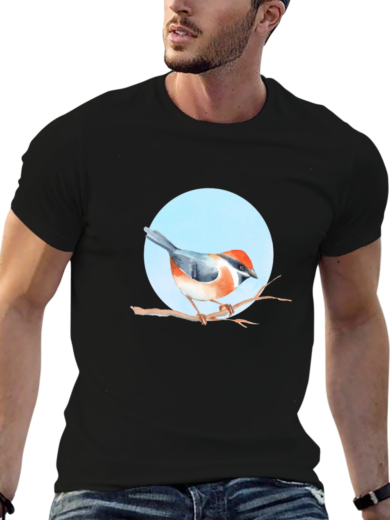 Bird on Branch Graphic Tee