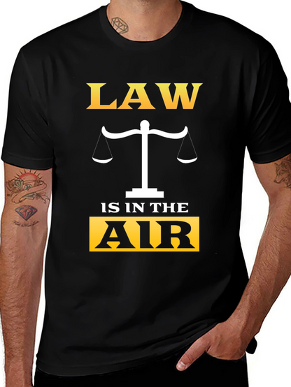 Law is in the Air Graphic T-Shirt