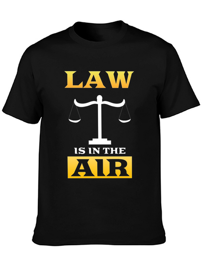 Law is in the Air Graphic T-Shirt