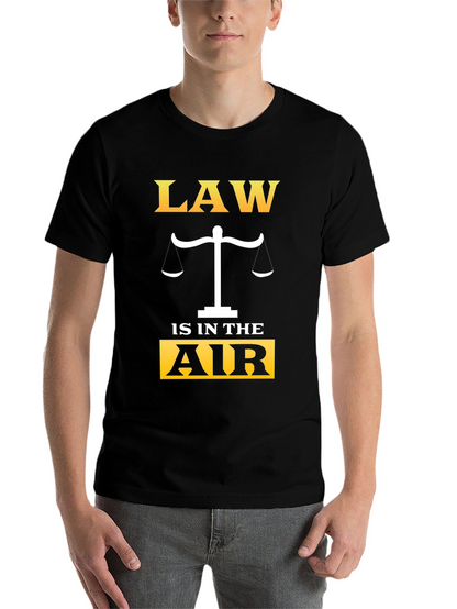 Law is in the Air Graphic T-Shirt