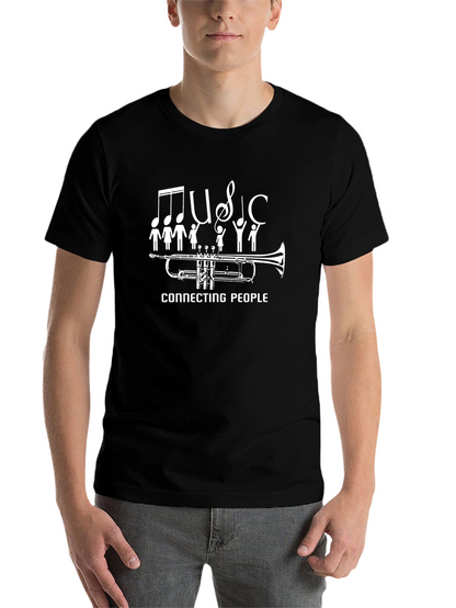 Music Connects T-Shirt - Trumpet & People