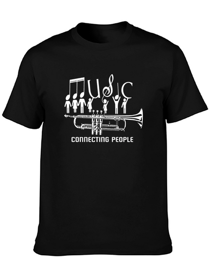 Music Connects T-Shirt - Trumpet & People