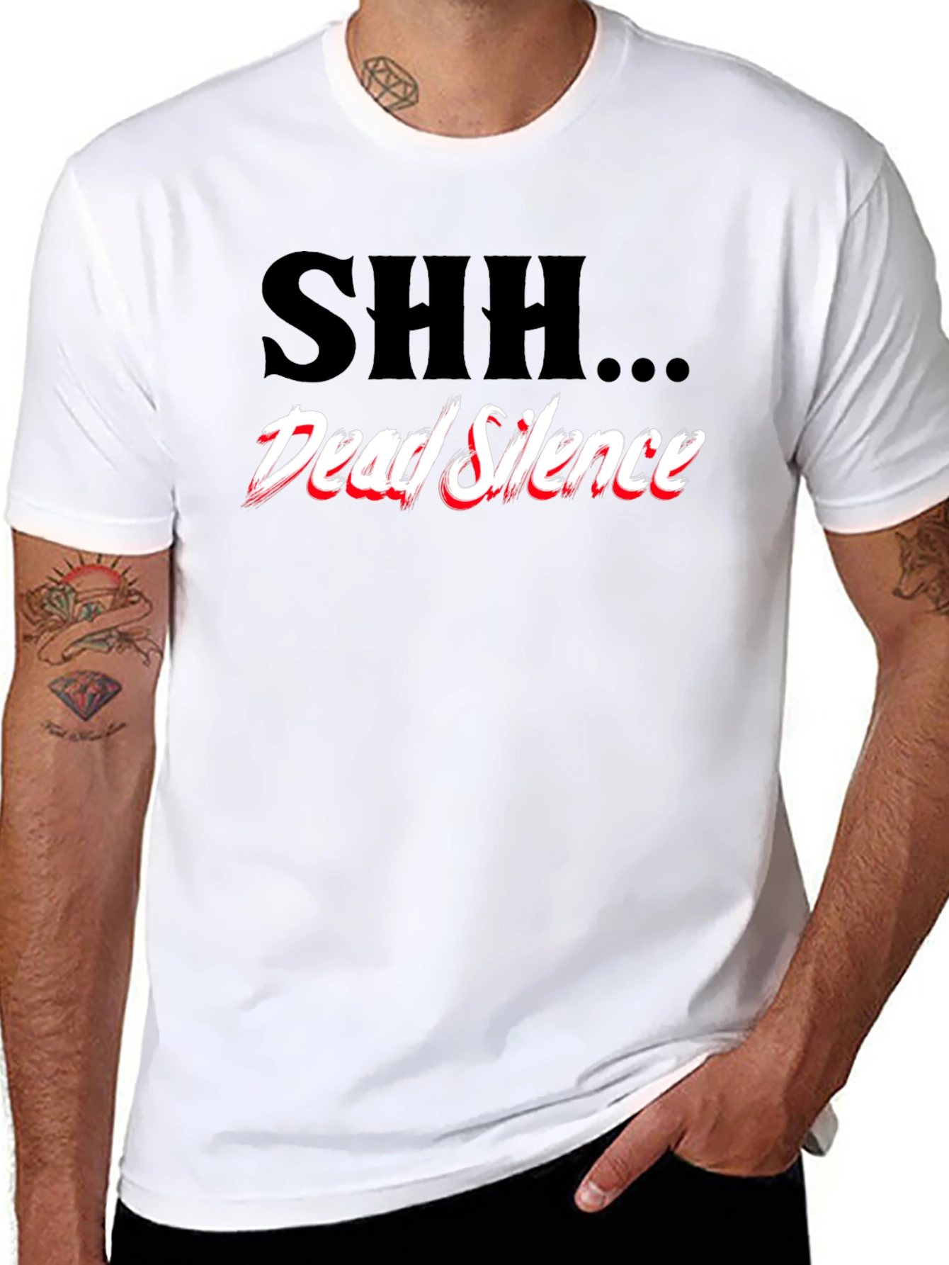 Dead Silence Graphic T-Shirt - Casual Style