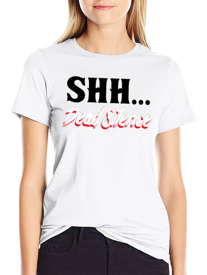 Dead Silence Graphic T-Shirt - Casual Style