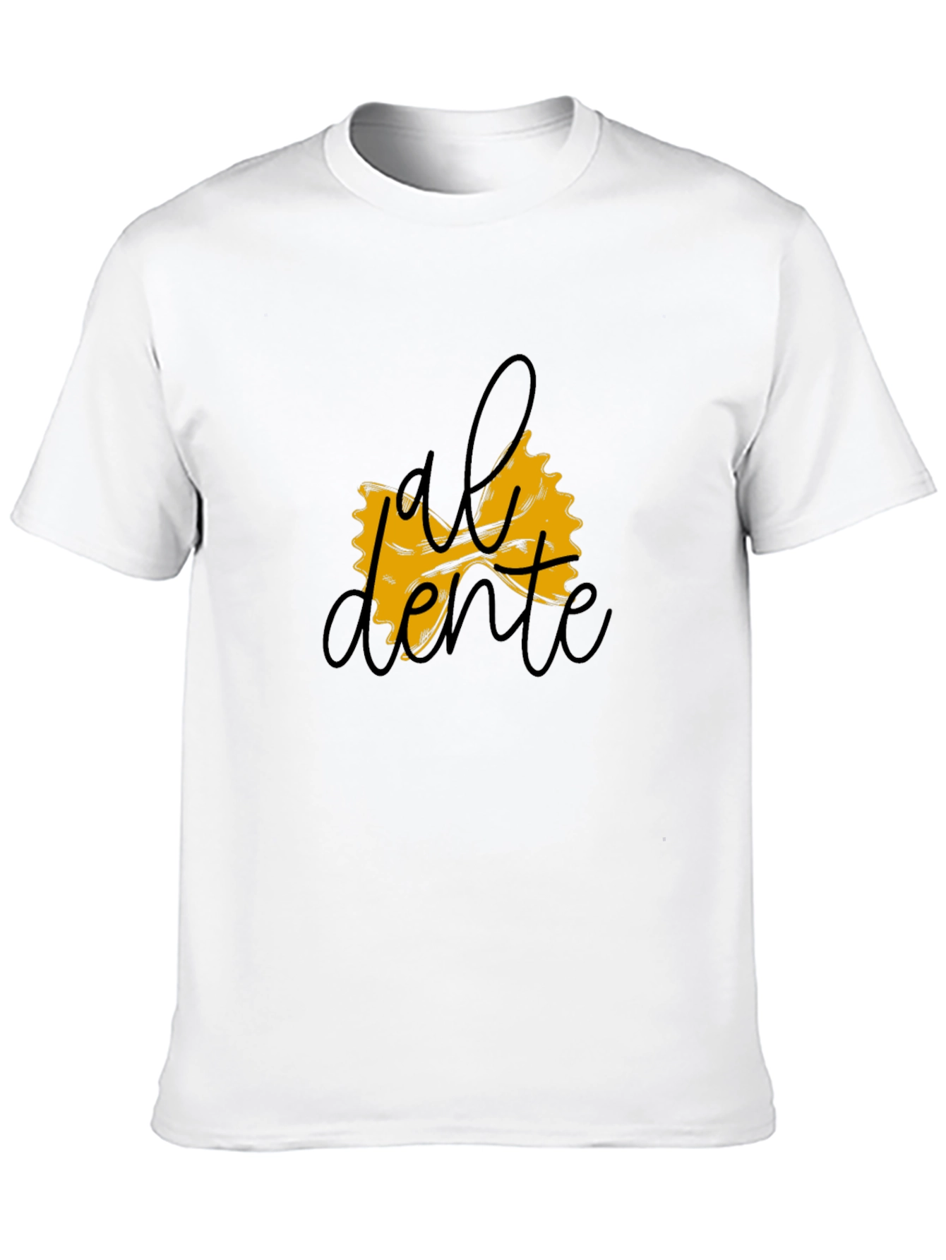 Al Dente Pasta Bowtie Graphic T-Shirt