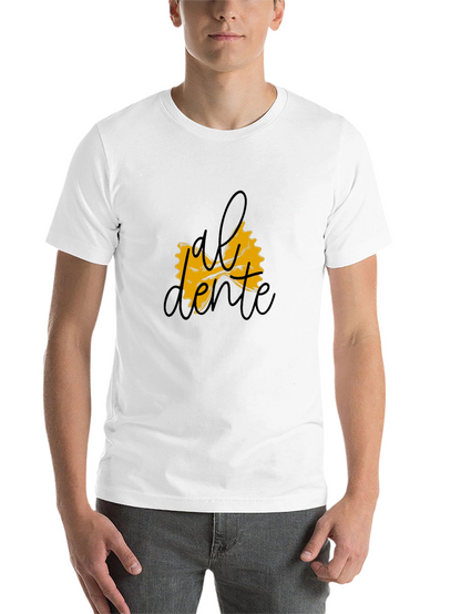 Al Dente Pasta Bowtie Graphic T-Shirt