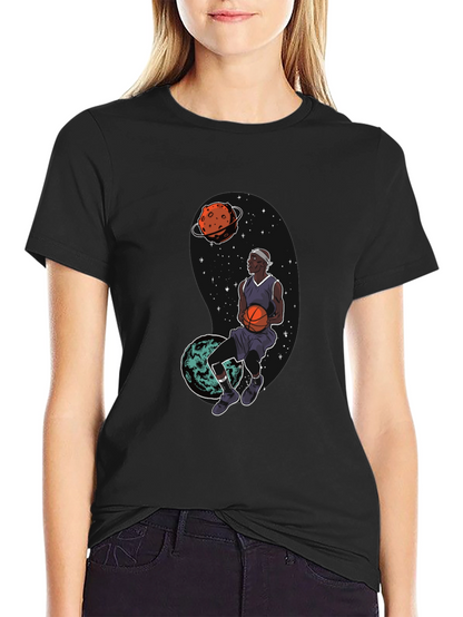 Cosmic Dunk Black Graphic Tee