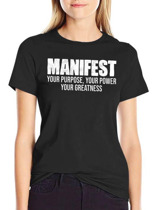 Manifest Graphic Tee - Black T-Shirt